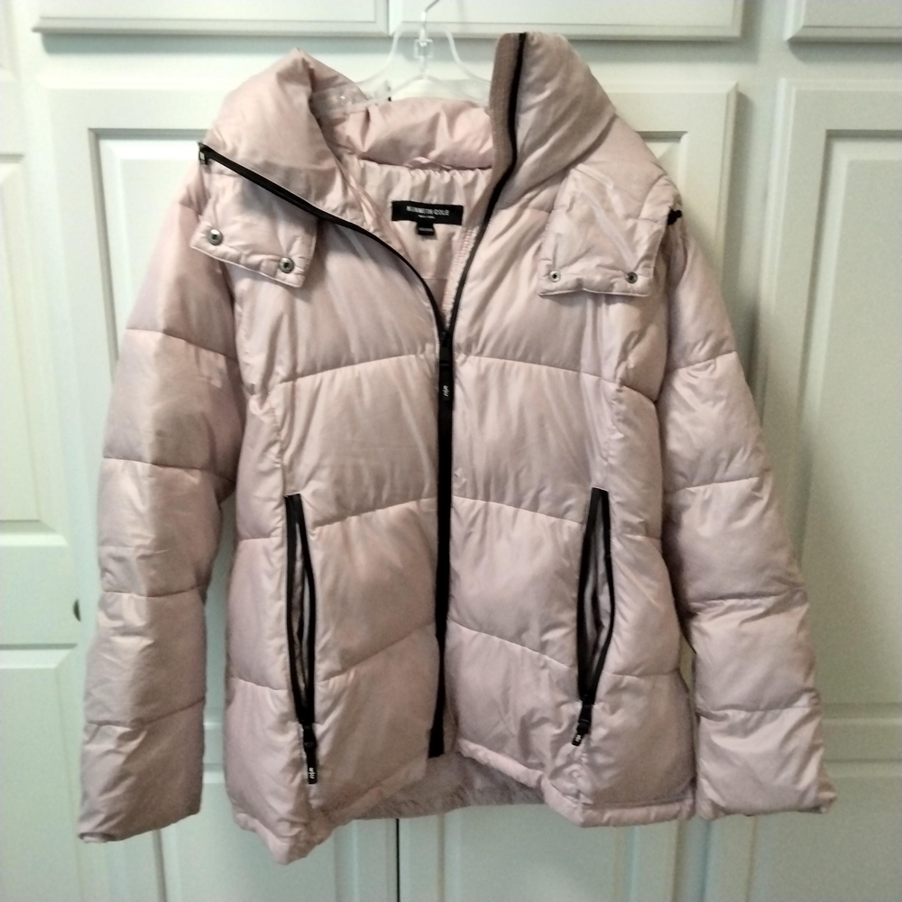 Kenneth Cole Light Pink Puffer Jacket
